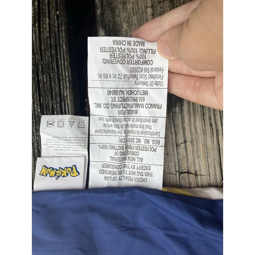 Pokemon Kids Bedding Comforter Twin/Full Super Soft Microfiber 84x69